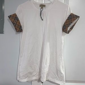 Burberry Check Trim T-shirt
